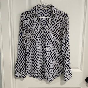 Express long sleep button down portofino shirt